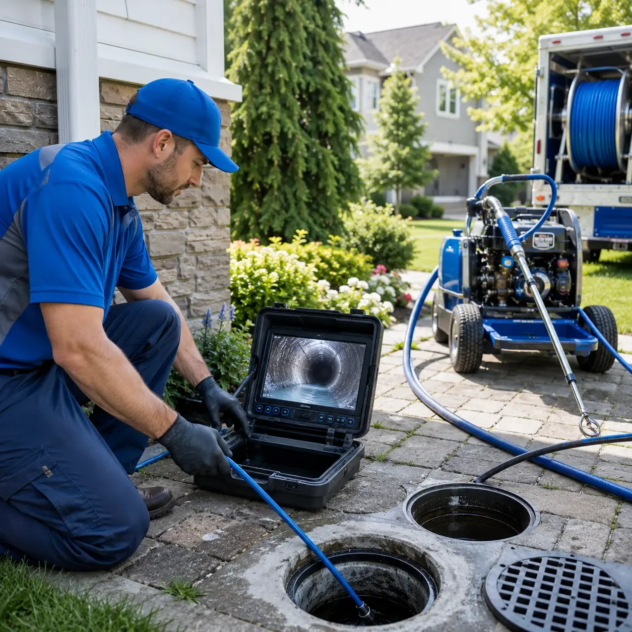 Outdoor drain cleaning professionals serving Polk City, IA