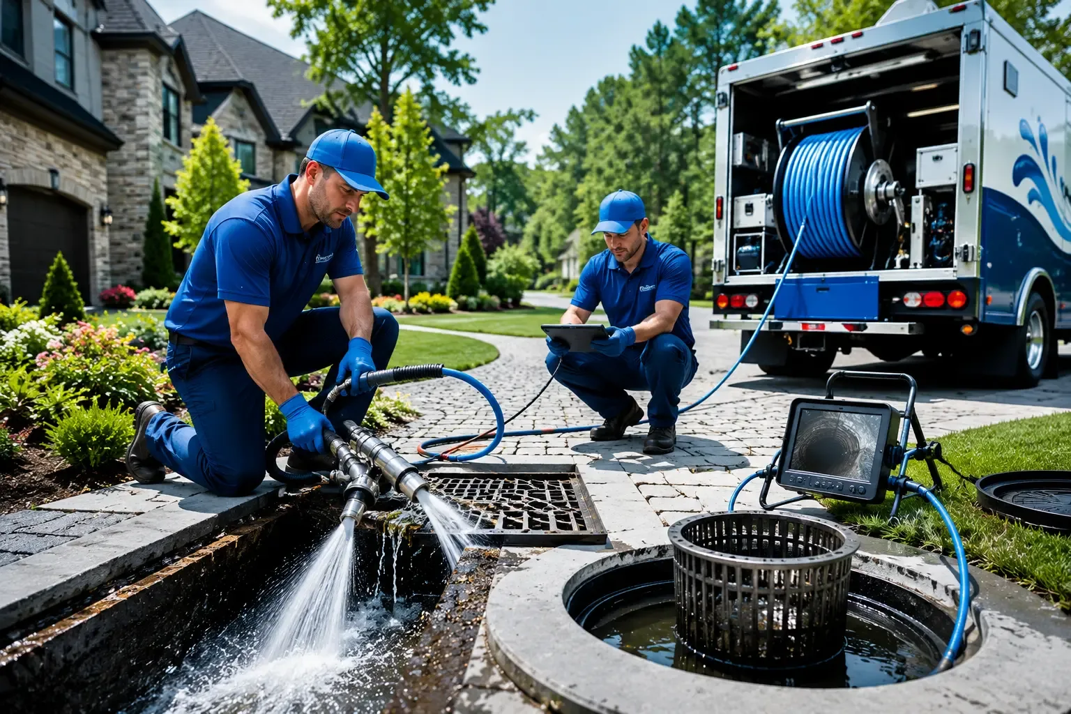 Local outdoor drain cleaning professionals in Polk City, IA
